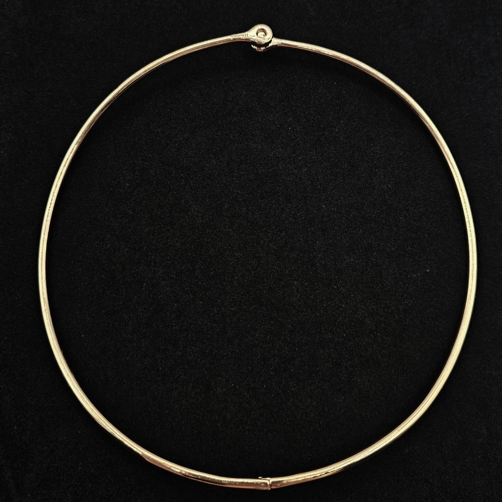 Miansai Screw Necklace Gold Tone Minimalist Chic Sleek Industrial Design